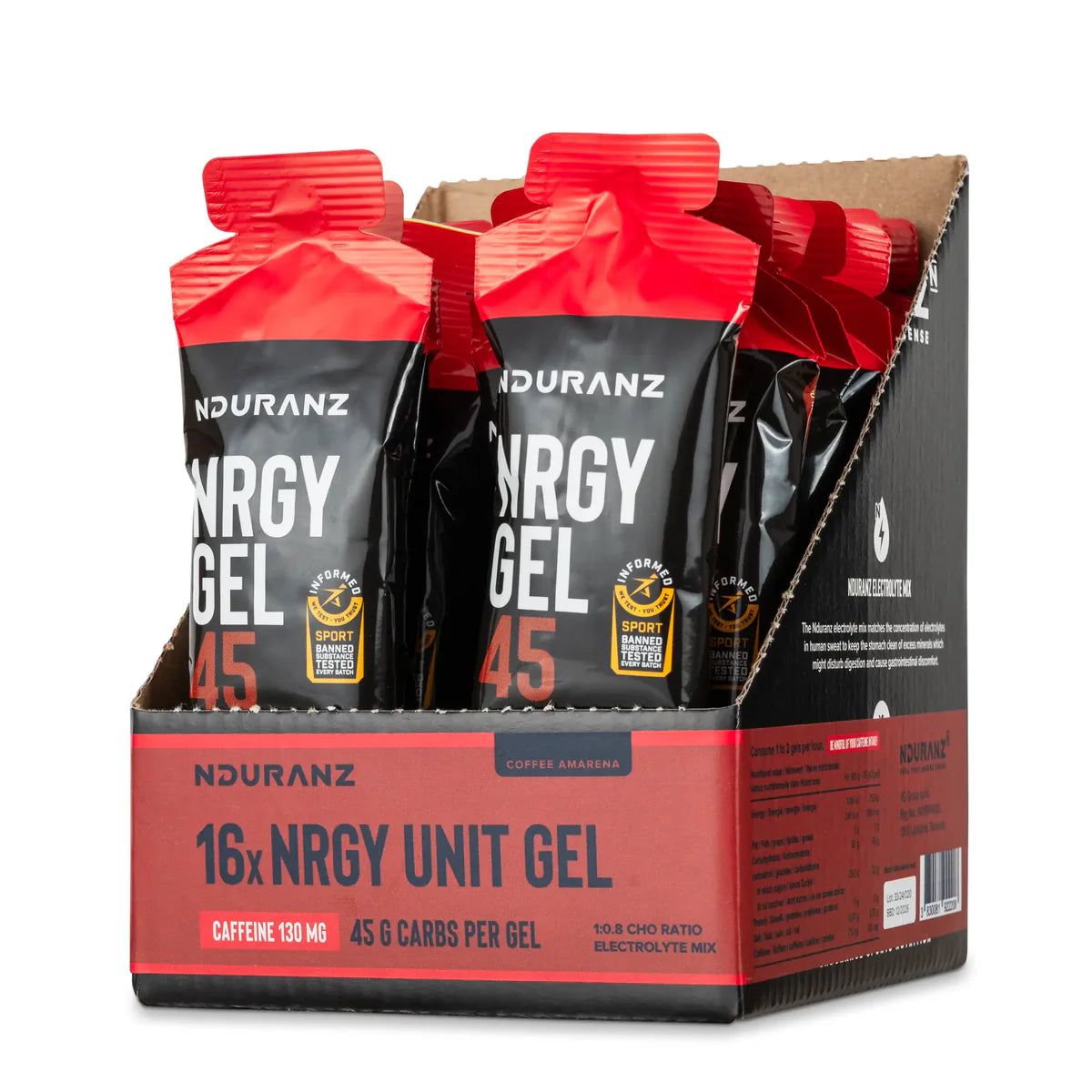 Nduranz Energygel 45 Caffeïne (BOX)